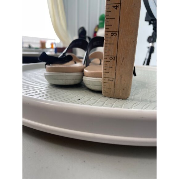 Ecco Simpil Strappy Sandals Size 6.5 Toe Loop Comfort Flats Snakeskin Multicolor - Picture 7 of 8